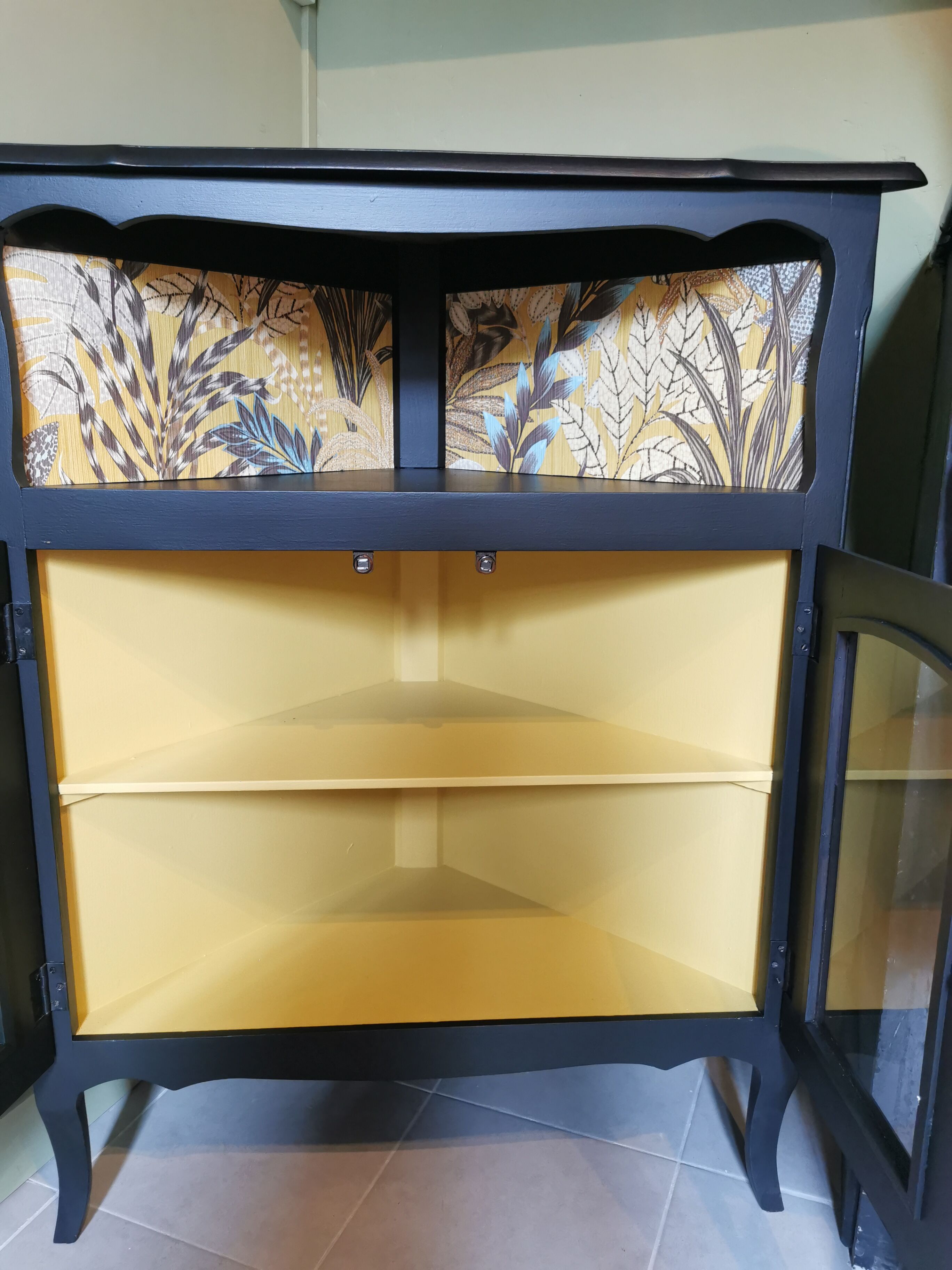 Restyled corner cabinet