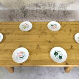 Table vintage en bois massif