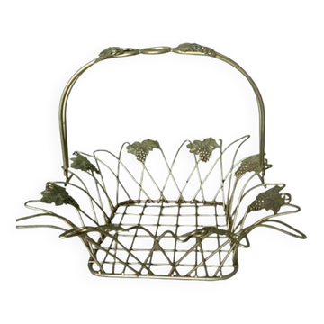 Vintage 60s metal basket