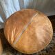 Duo de poufs en cuir