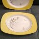 Set of 2 vintage earthenware dishes from Salins