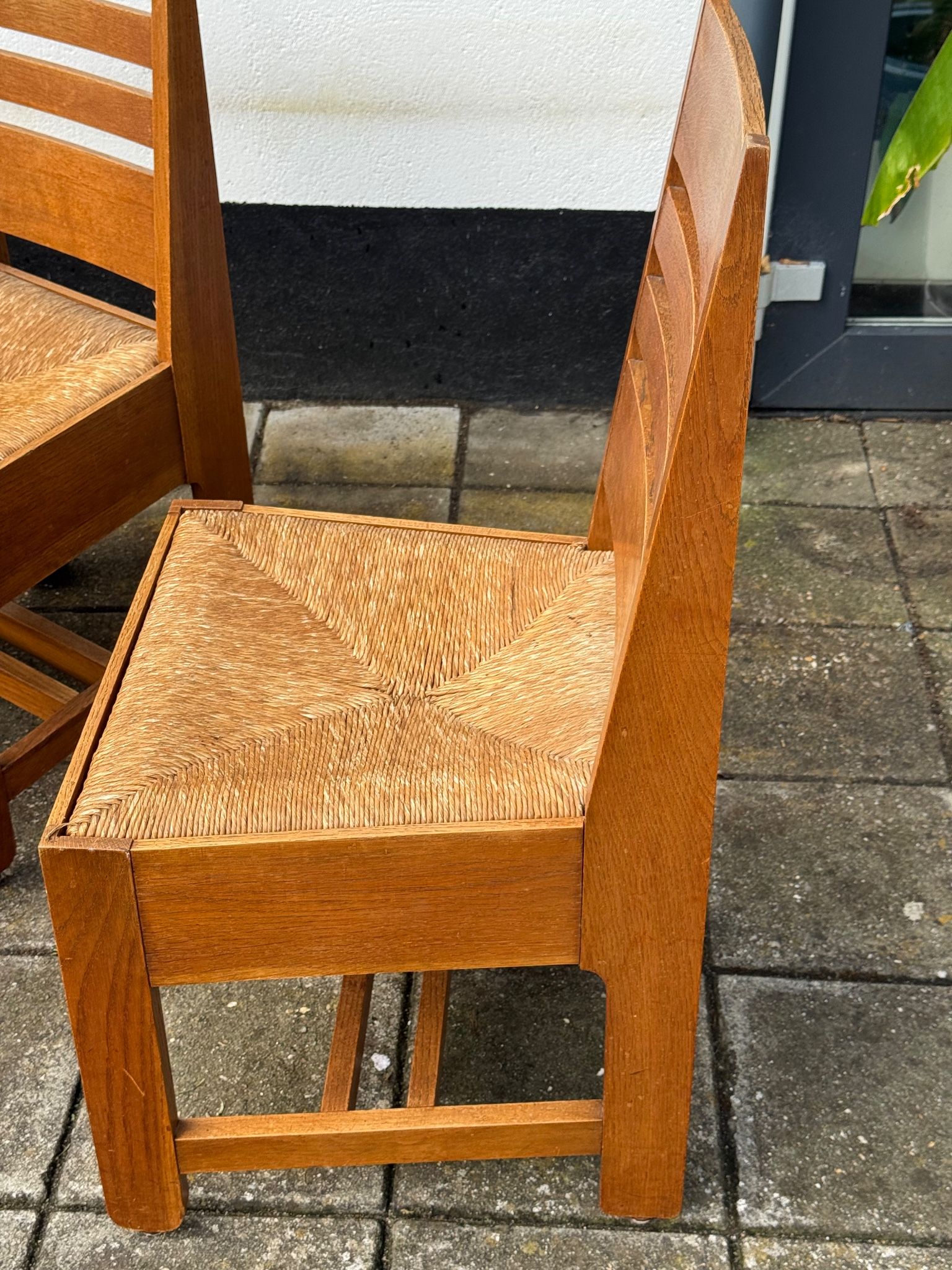 Pair of Amsterdamse School Dining Chairs