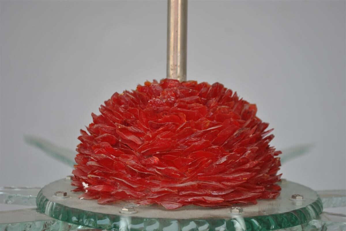 Chandelier vintage Italian design of the 1980s