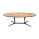 Table basse acier avec plateau en marbre