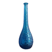 Carafe Empoli en verre bleu turquoise