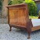 Bench, Rest Bed In Mahogany With Swan Neck Empire Style XIX Eme Century