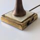 Maison Rougier table lamp in opalescent lucite 1970s