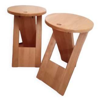Pair of Suzy stools by Adrian Reed