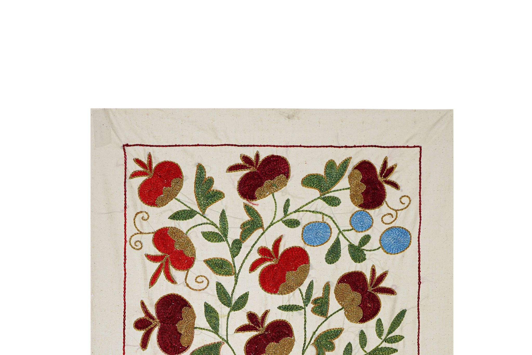 Tapis turc vintage noué à la main 50x95cm