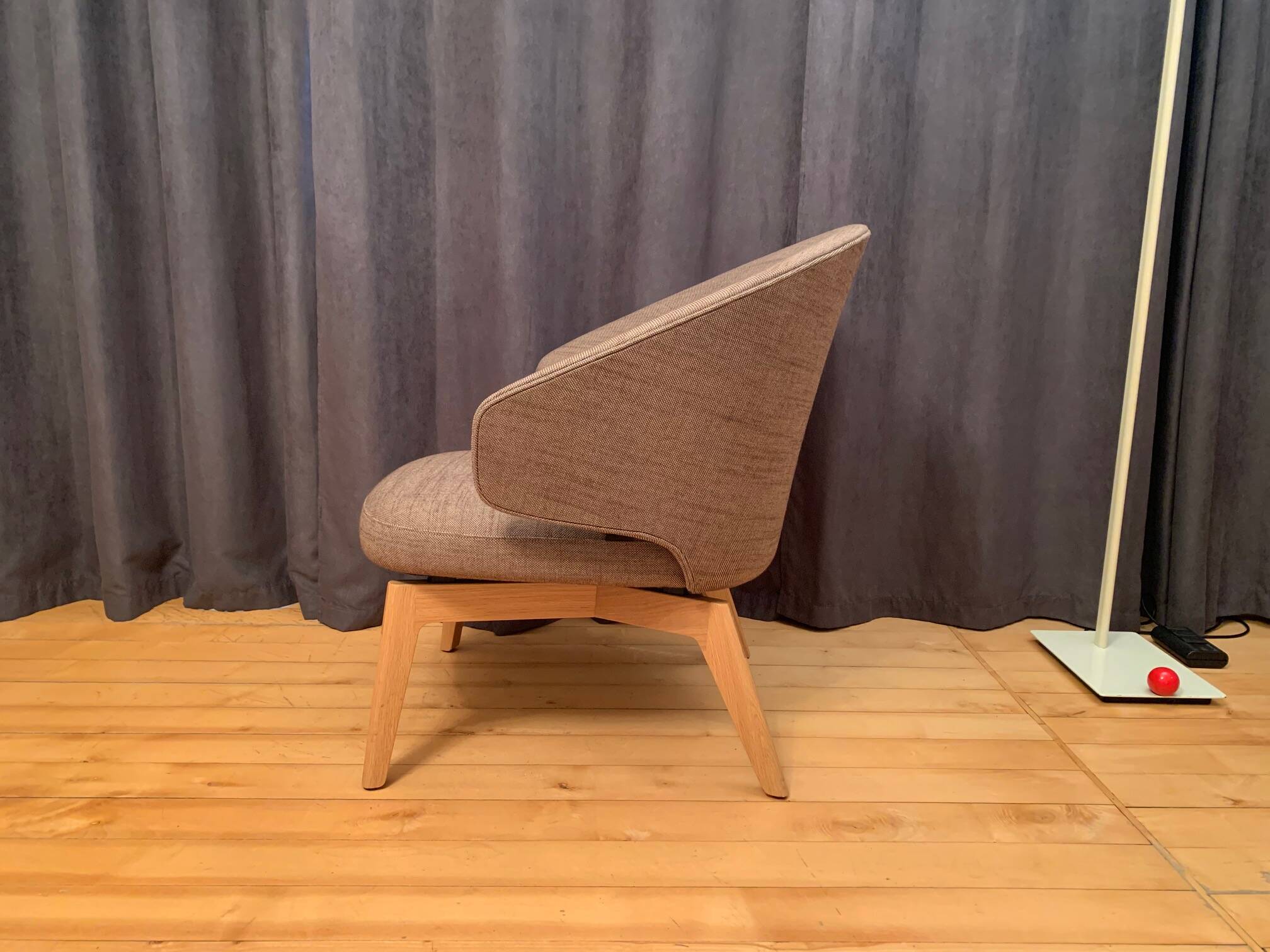 Let armchair designed by Sebastian Herkner, Fritz Hansen, Denmark