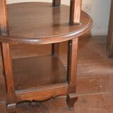 Side table with 3 oak levels