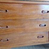 Multifunction teak cabinet