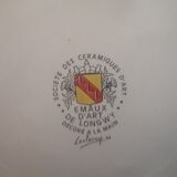Plat ou assiette Longwy