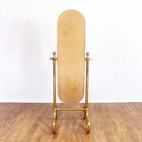 Brass psyched mirror 160x29cm