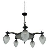 Rare cubist bronze lustre