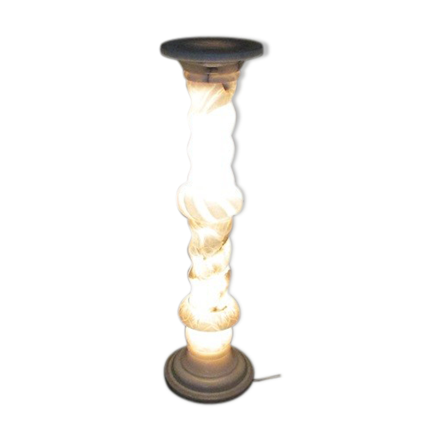 Column, illuminating marble harness