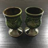 Set of 2 ceramic glasses