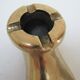Anthropomorphic ashtray solid brass foot design 70s
