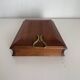 Distributeur cigares cigarettes vintage 1960 bois doré - 20 x 19 cm