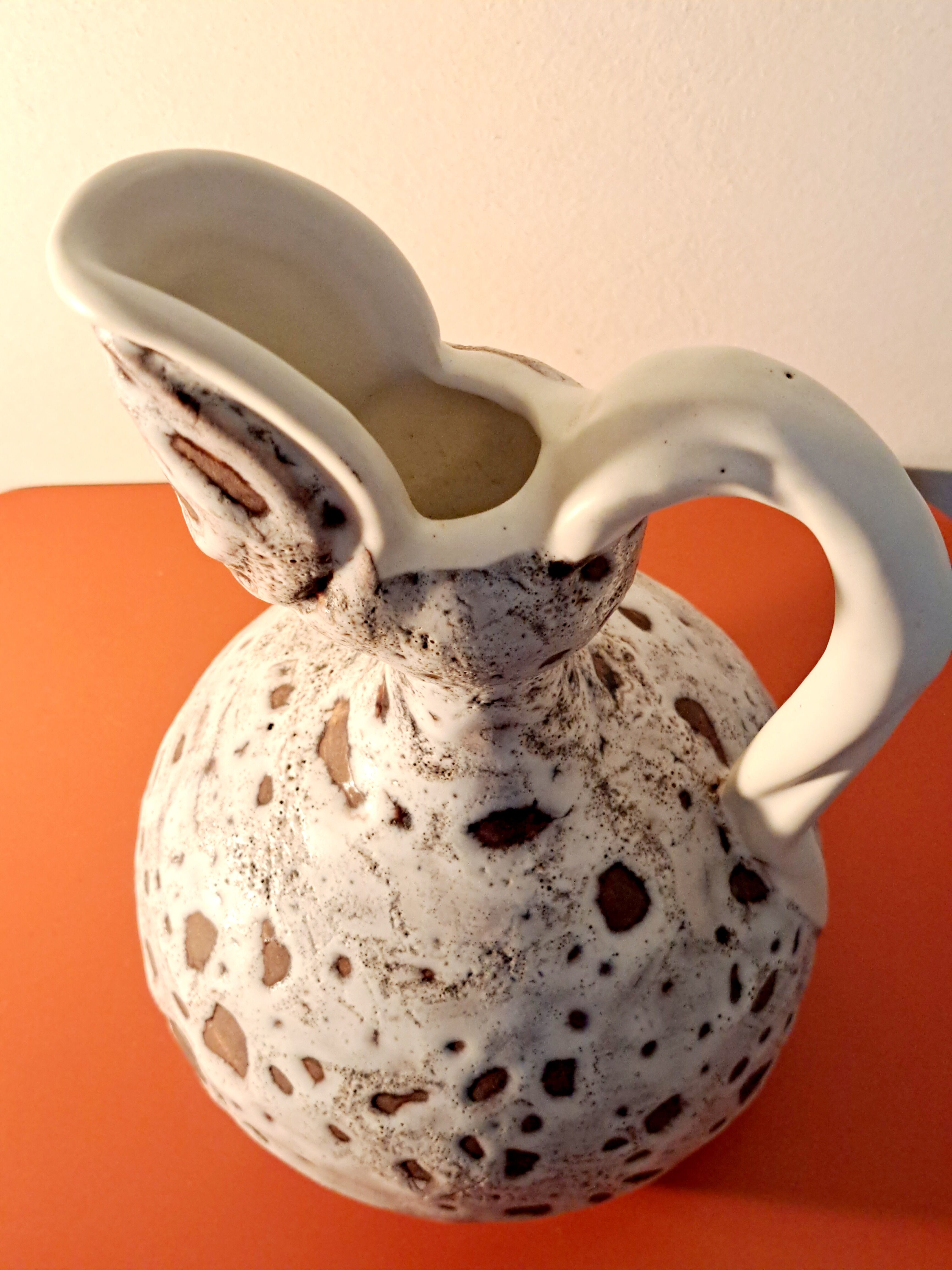 Ceramic pitcher Vallauris 1960