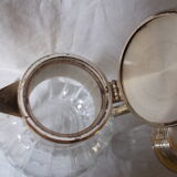Orangeade lemonade pitcher with ice reserve