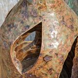 Sandstone lantern candle holder