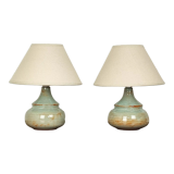 Stoneware bedside lamps