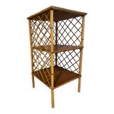 Shelf, rattan bedside table