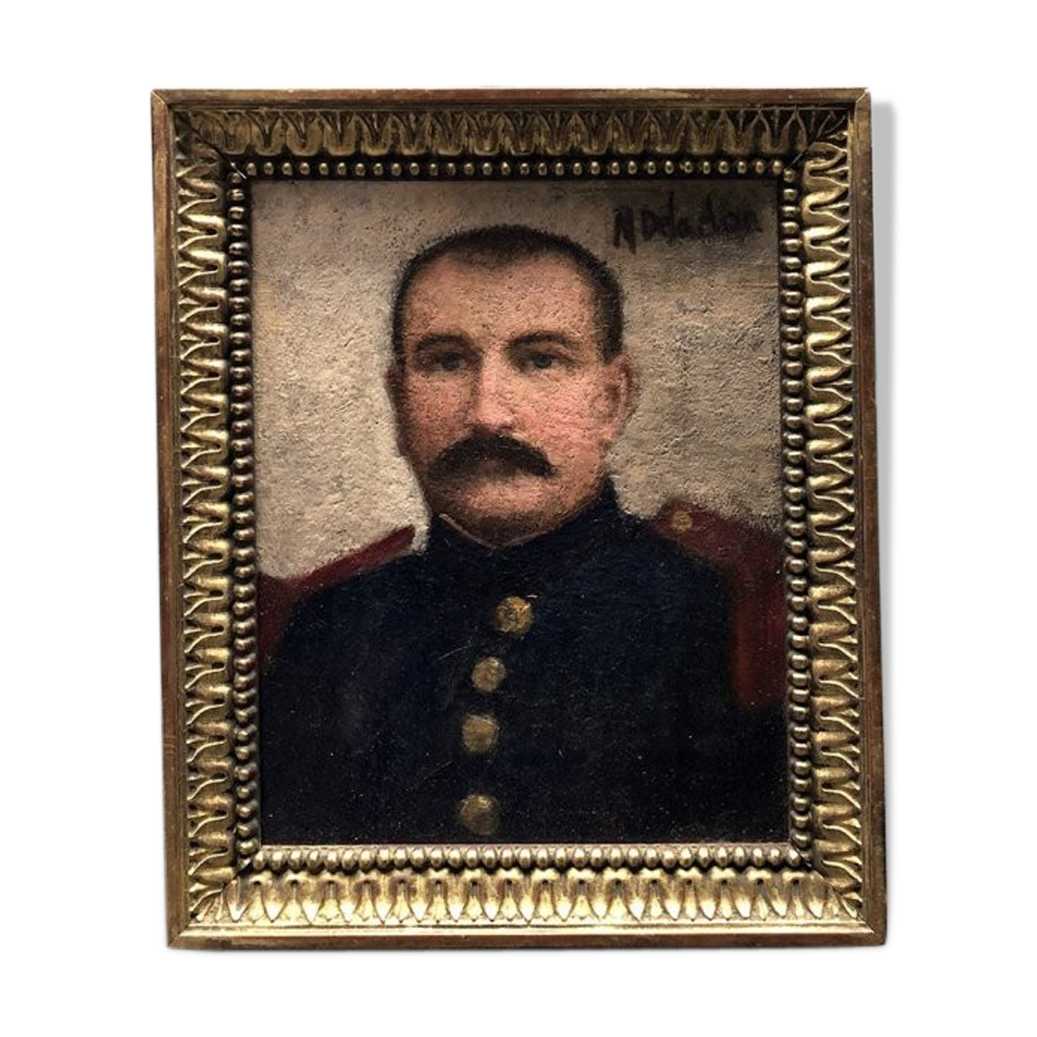 Table military portrait early 20th century