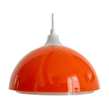 Suspension Red space age par A. Schröder Kemi, Danemark années 1970