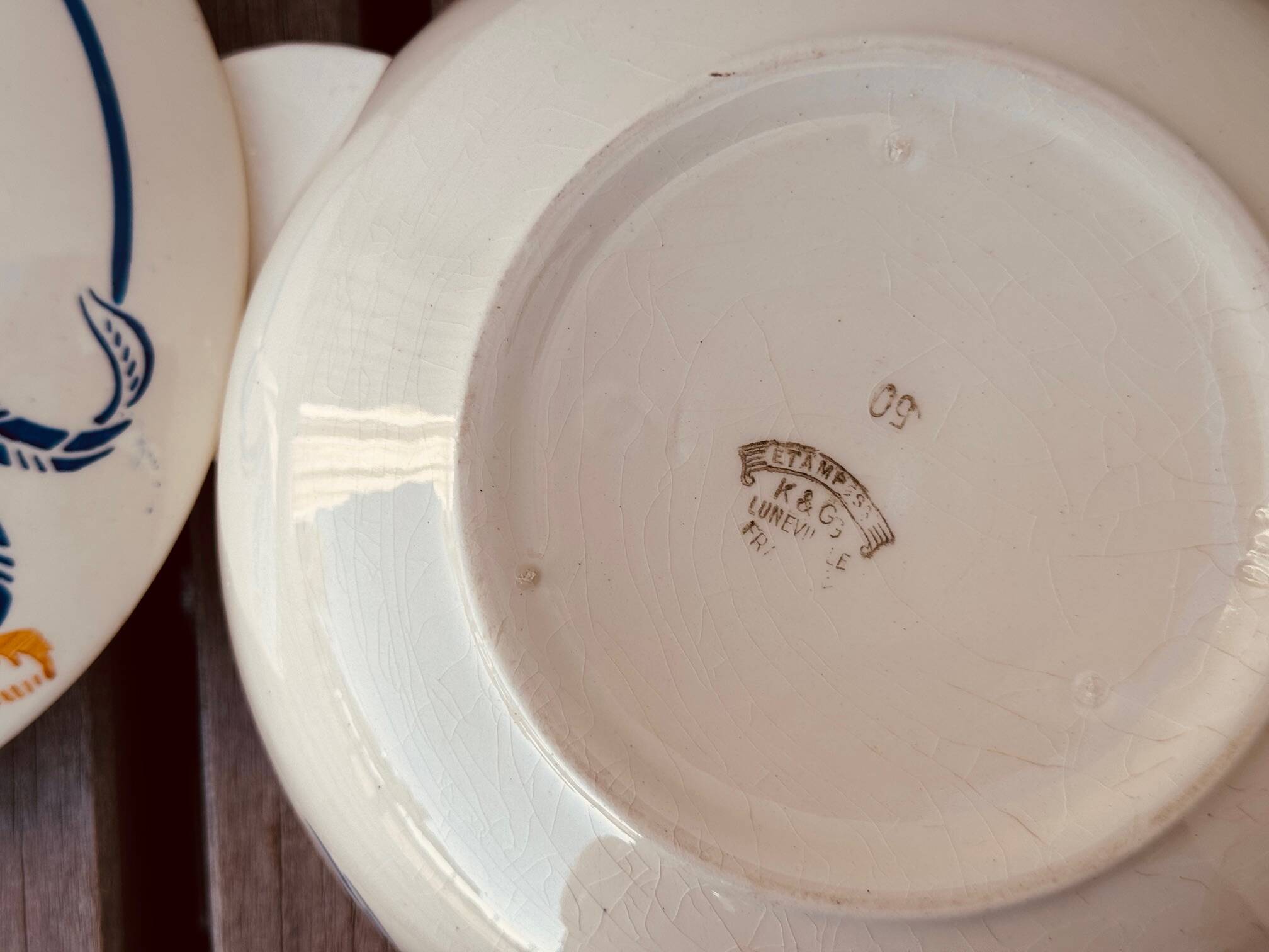 Soup tureen, vegetable dish K&G Luneville