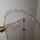 Fontana Arte inspired lucite / acrylic and brass umbrella stand, 1970s