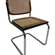 Cesca design chair b32 model in black and chrome