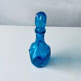 Blue glass decanter