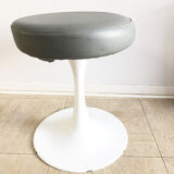 Vintage gray tulip stool 1970s