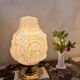 Lampe Art Déco Building en opaline marbrée