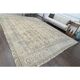 1970s Vintage Persian Handmade Wool Cotton Brown Area Rug 291x370