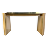 Console laquée par Alain Delon pour Maison Jansen, années 1970.