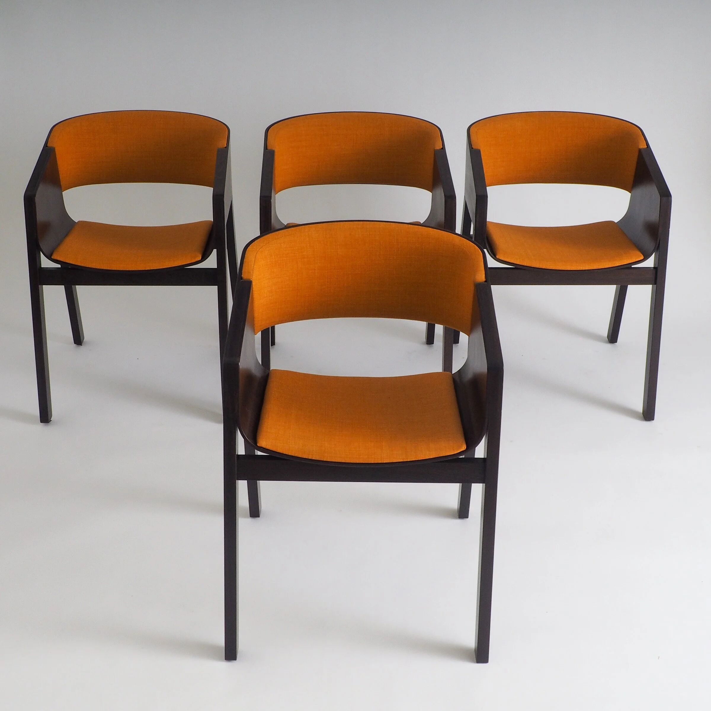 Ensemble de 4 fauteuils Merano par Alexander Gufler pour TON