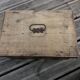 Old wooden box chest