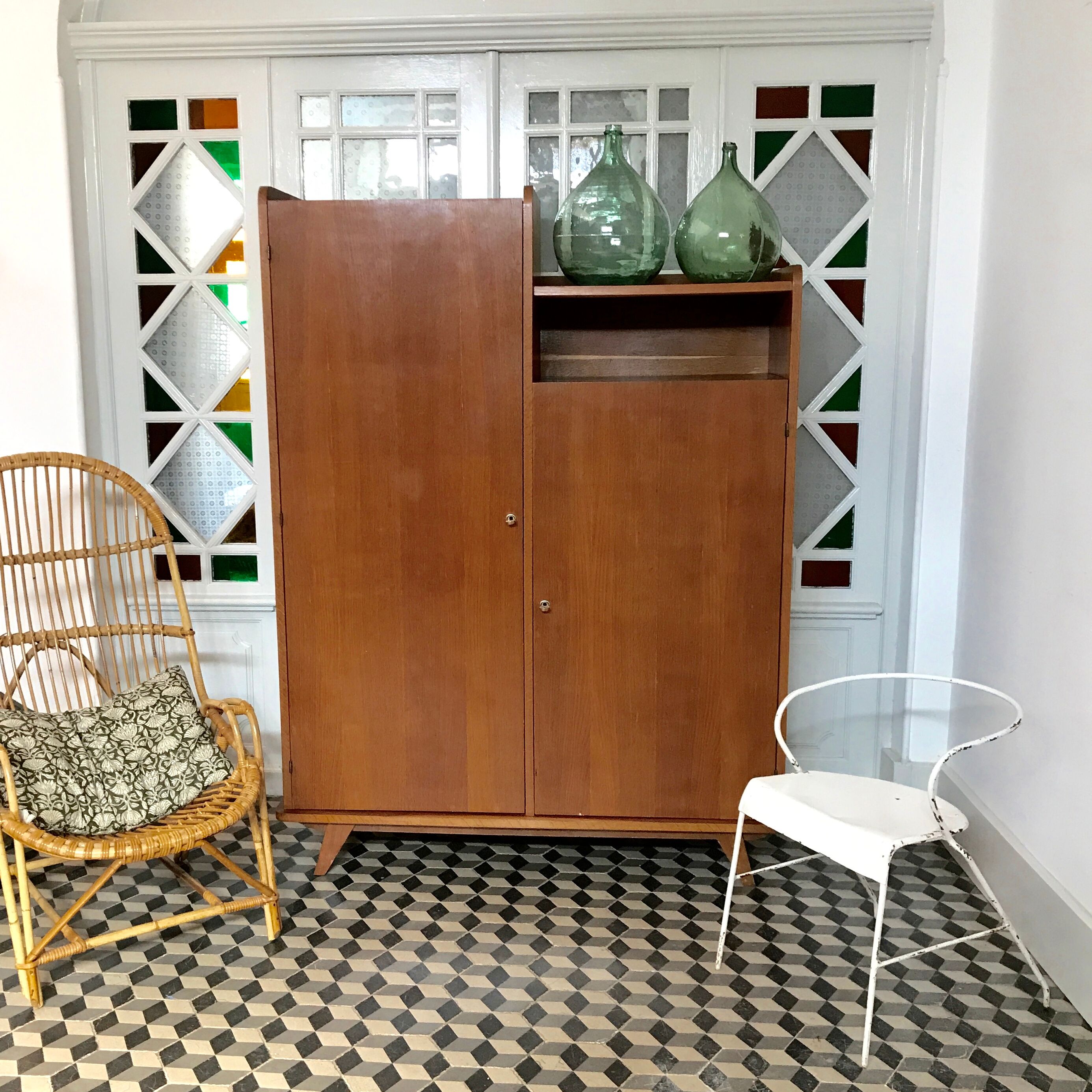 Asymmetric Cabinet wooden