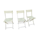 3 chaises pliantes de jardin