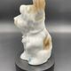 Vintage porcelain dog sculpture IRIS – Romania, 1960s–80s