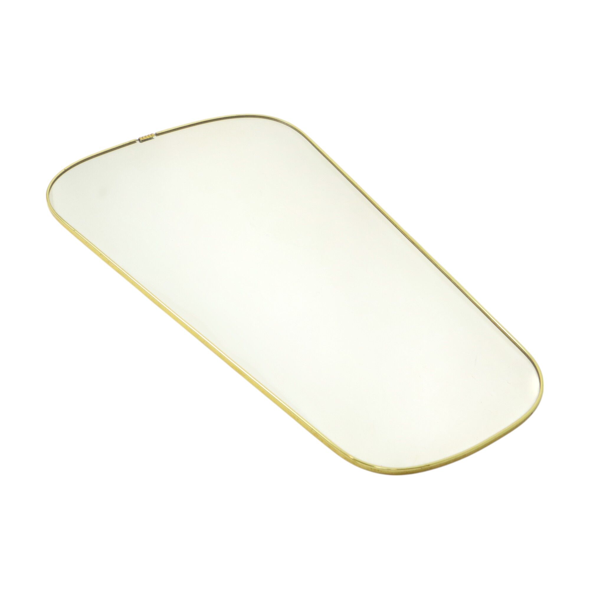Vintage Rockabilly Freeform Mirror Gold Fifties Design 61cm