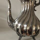 Silver-plated coffee pot and sugar bowl