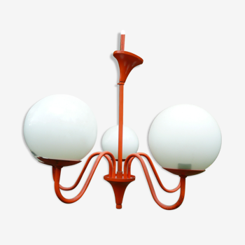 Vintage orange chandelier