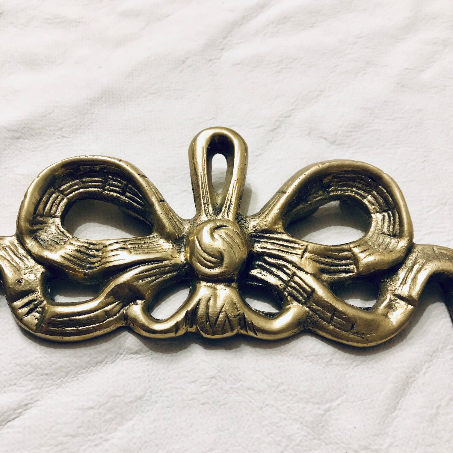 Fronton old "knot" in brass