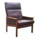 Leather Lounge Chair By Illum Wikkelsø For Eilersen, 1960s
