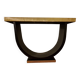 Art Deco console in black lacquered wood