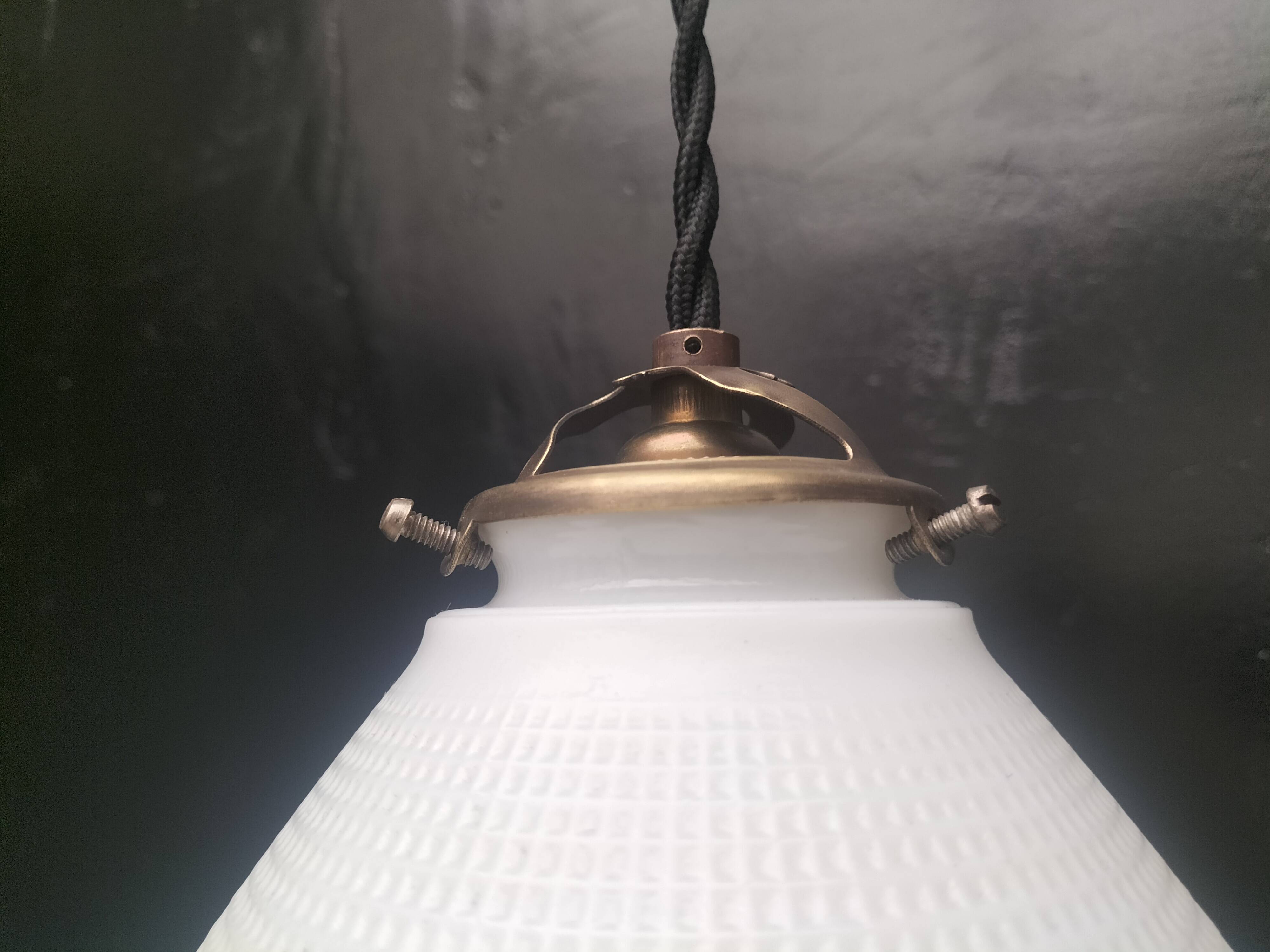 Opaline pendant light